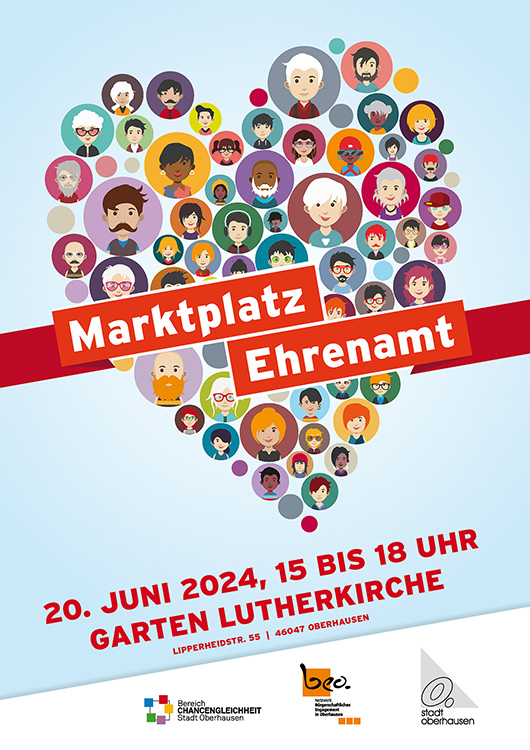 Plakat Marktplatz Ehrenamt