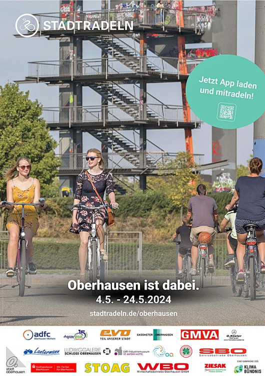 Plakat zum STADTRADELN 2024