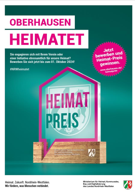 Plakat zum Heimatpreis