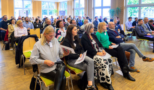 Blick ins Auditorium der Sozialkonferenz. (Foto: Stadt Oberhausen/Tom Thöne)