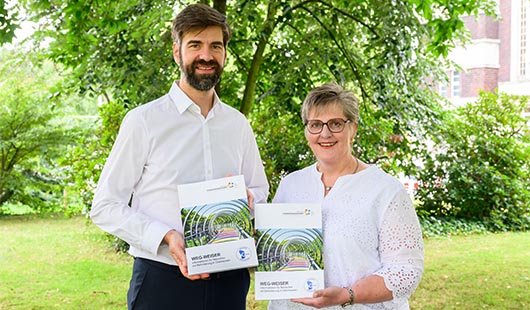 Präsentation des egweisers für Menschen mit Behinderung