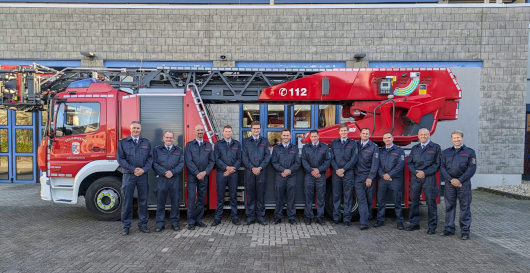 Die Feuerwehrleute der vorbeugenden Gefahrenabwehr