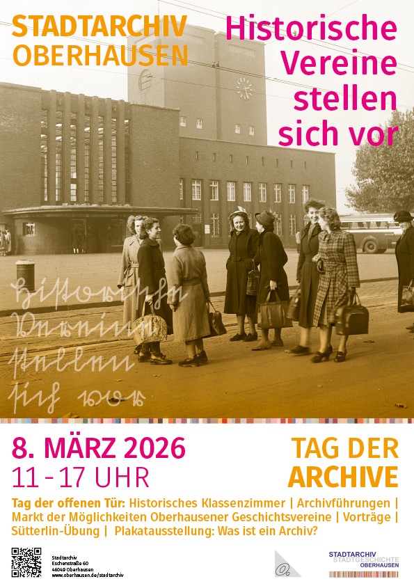 Bild zeigt das Plakat für den Tag der Archive 2026