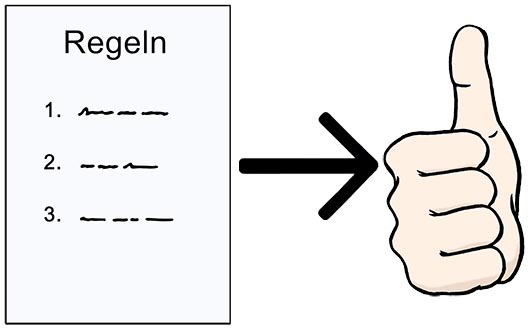 Regeln, Grafik: Lebenshilfe für Menschen mit geistiger Behinderung Bremen e.V. Illustrator Stefan Albers, Atelier Fleetinsel, 2013