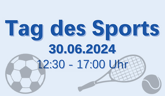 Plakat Tag des Sports